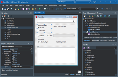 Screenshot of Delphi 10.4