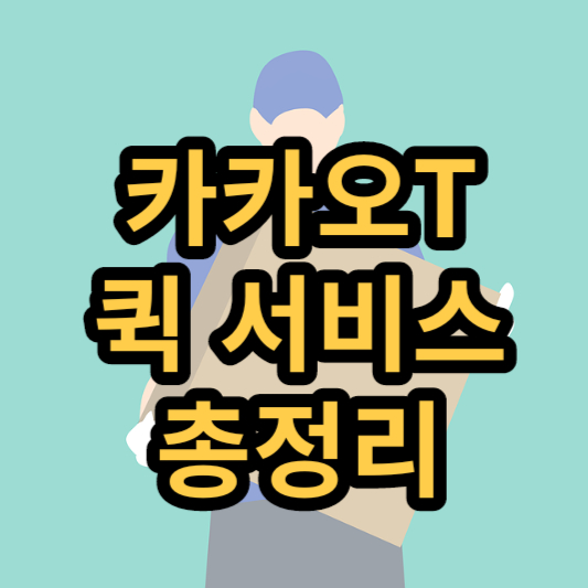 카카오 퀵 서비스