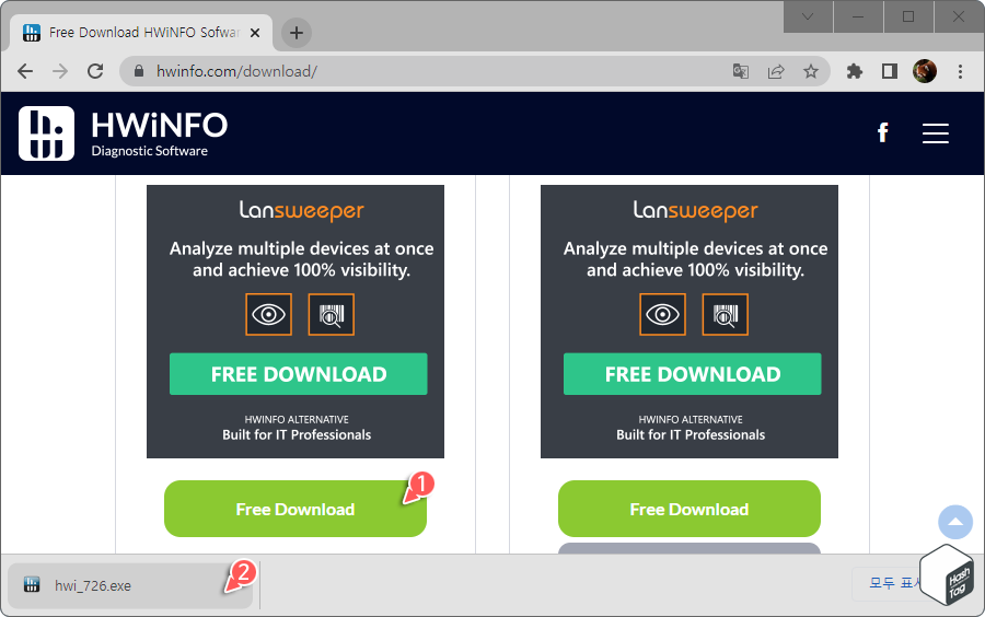 HWiNFO Installer 버전 다운로드