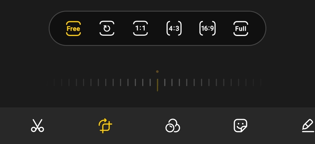 프리 선택 메뉴