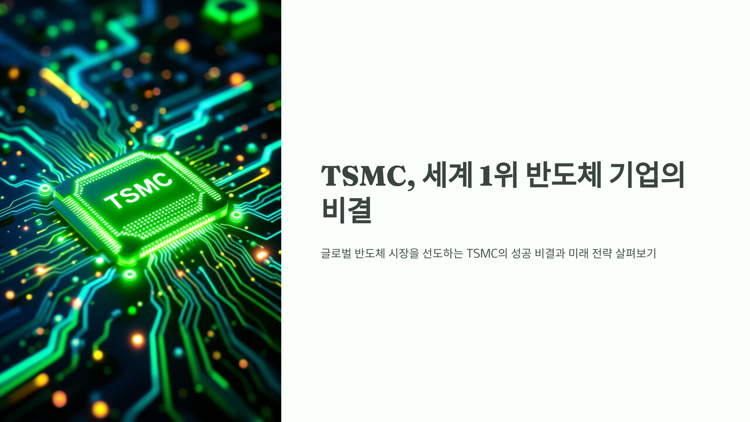 세계 1위 반도체 기업 TSMC