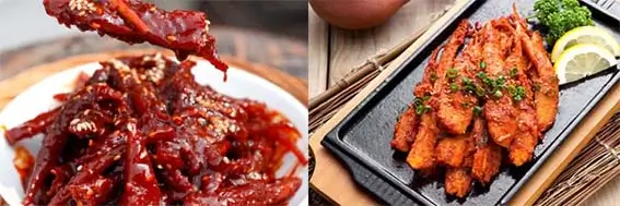 더덕장아찌-더덕구이