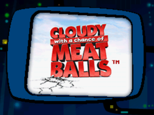  (NDS / USA) Cloudy with a Chance of Meatballs - 닌텐도 DS 북미판 게임 롬파일 다운로드