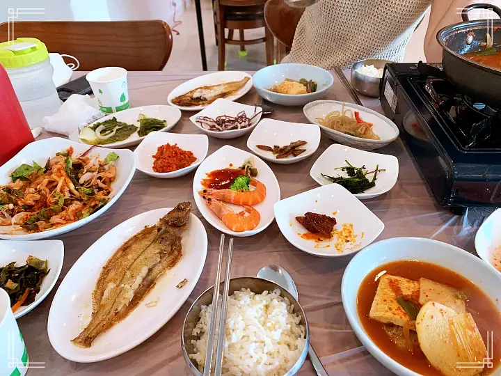 물가자미 요리 한상 물가자미회 물가자미찌개 물가자미구이 영덕 맛집