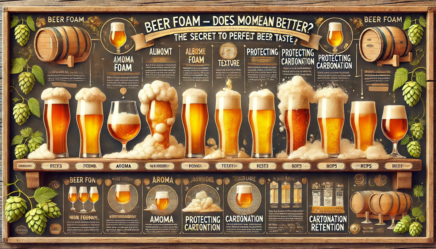 맥주 거품, 많을수록 좋을까? 맥주 맛을 좌우하는 거품의 비밀