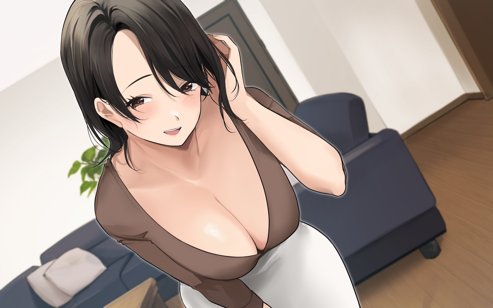  슈퍼에 늘 보이던 색기 유부녀에게~ (スーパーでいつも見かけるお色気人妻に童貞を奪われました - みっつまん) 다운로드