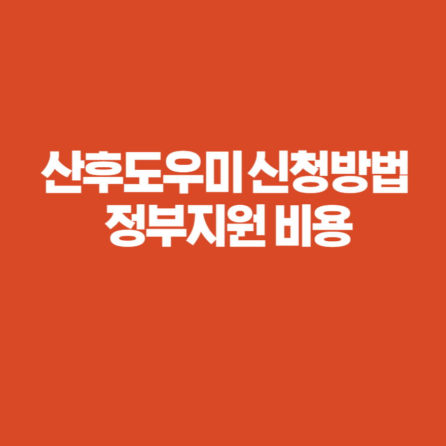 산후도우미 신청방법 정부지원 비용 산후도우미 신청방법 정부지원 비용