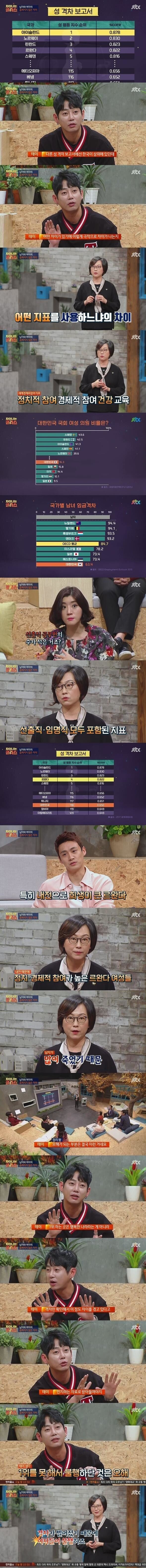  성평등 얘기로 테이한테 논리 발린 이나영 교수