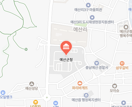 예산군청 위치
