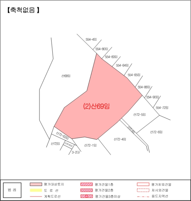 의정부지방법원2021타경90899 지 적 개 황 도