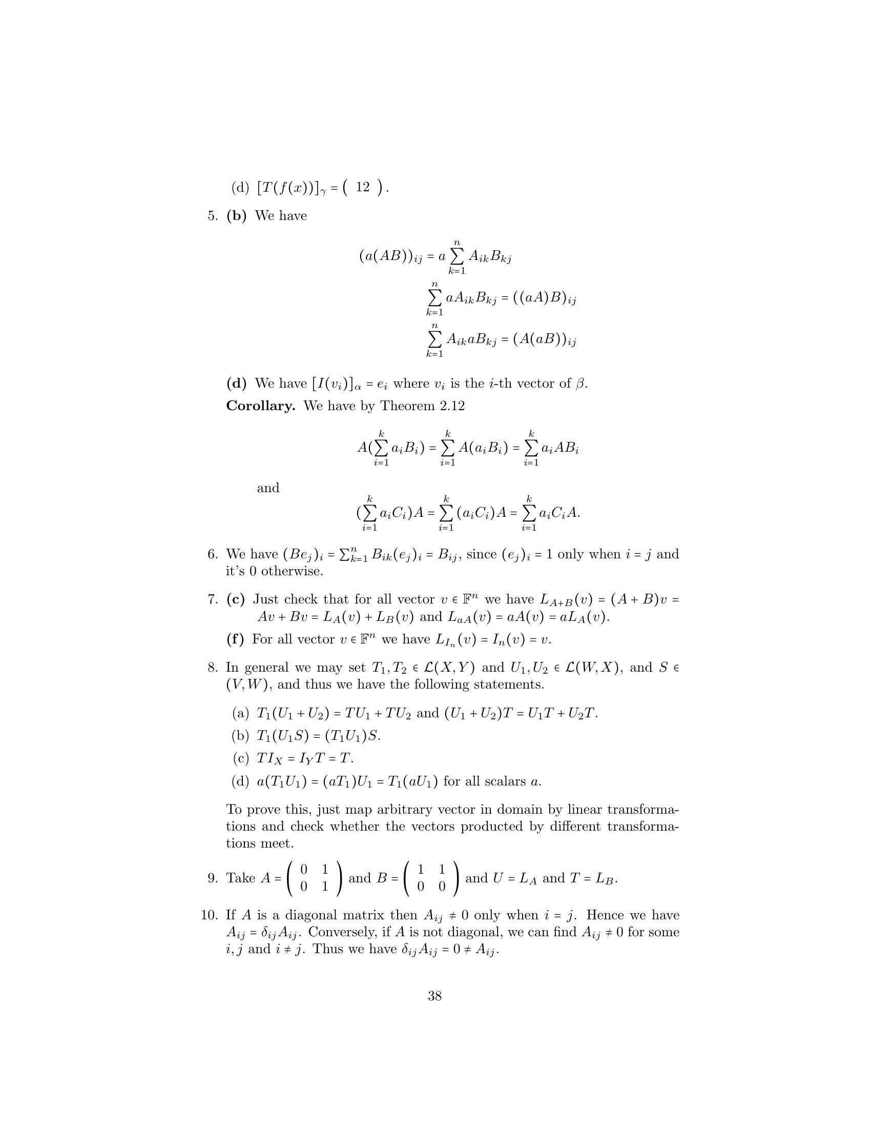 Solutions To Linear Algebra Stephen H Friedberg Fourth Edition Chapter 2