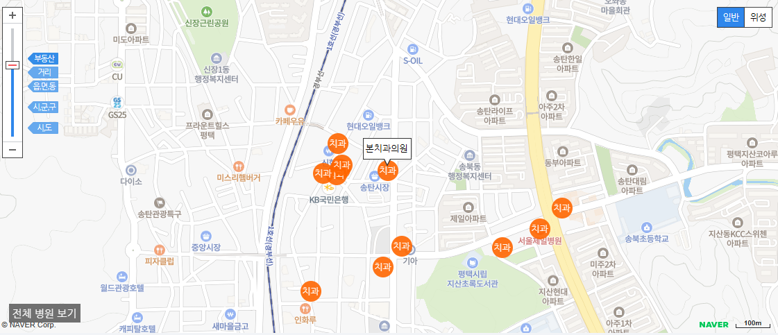 평택 일요일 진료 치과 본치과의원