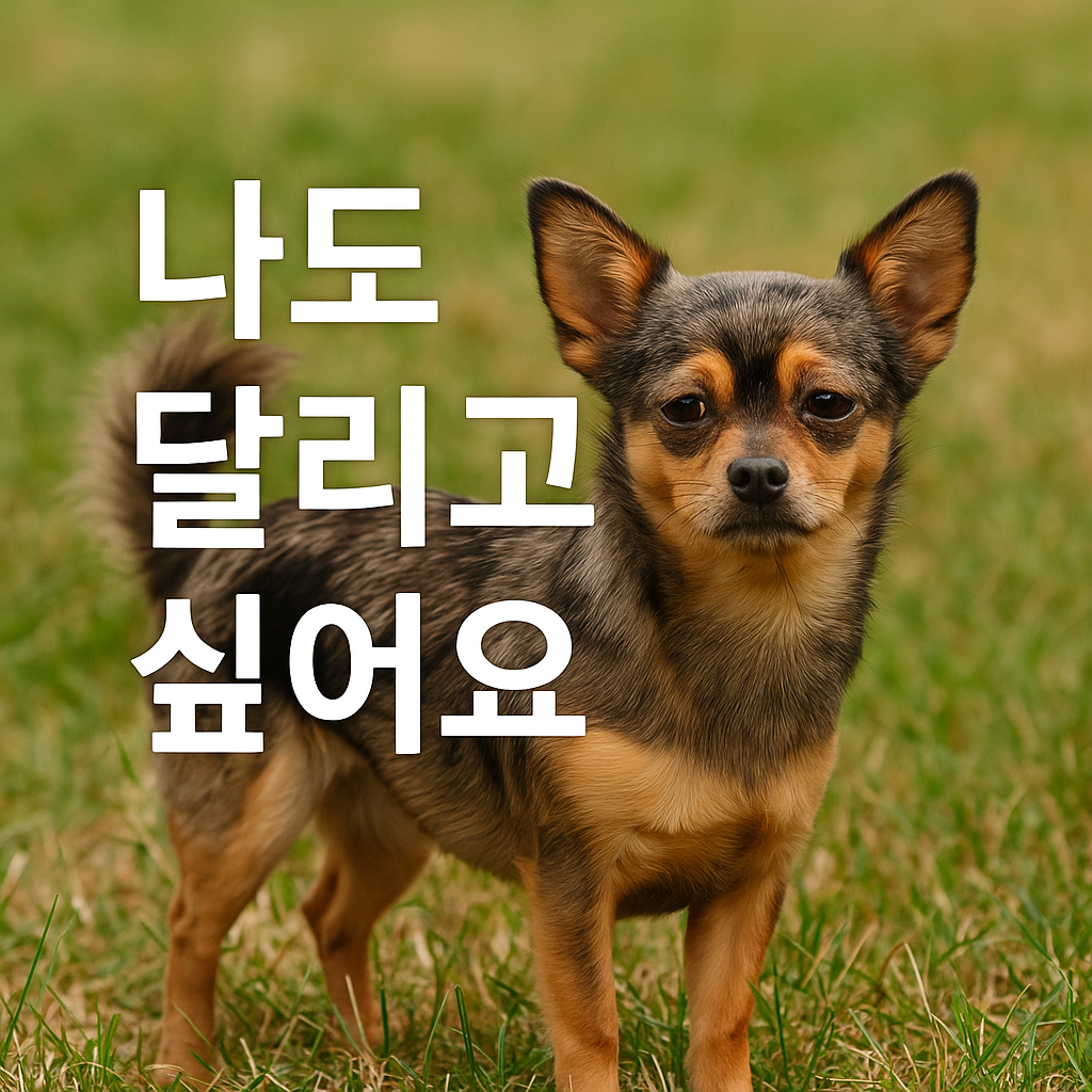 강아지가 멍하니 정면을 쳐다보고 있다.