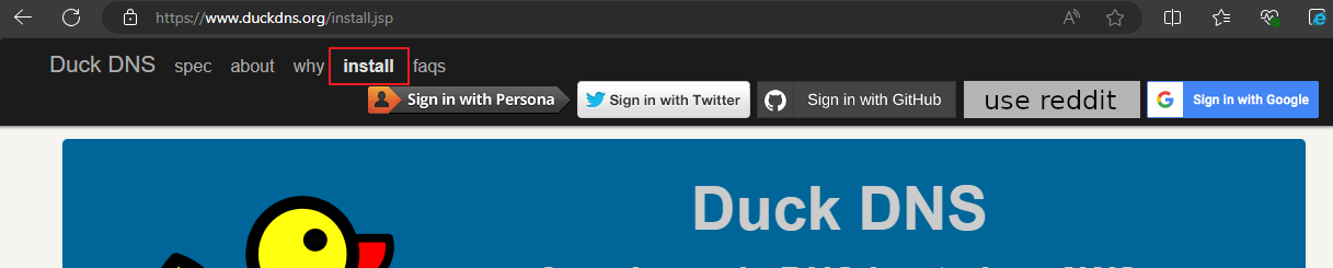 설치 script를 확인 하는 링크 안내