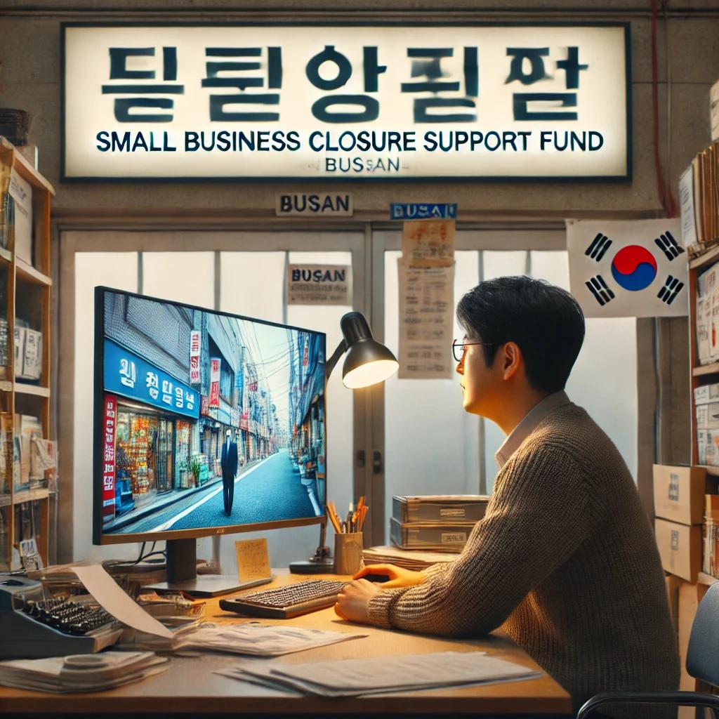 부산 소상공인 폐업지원금