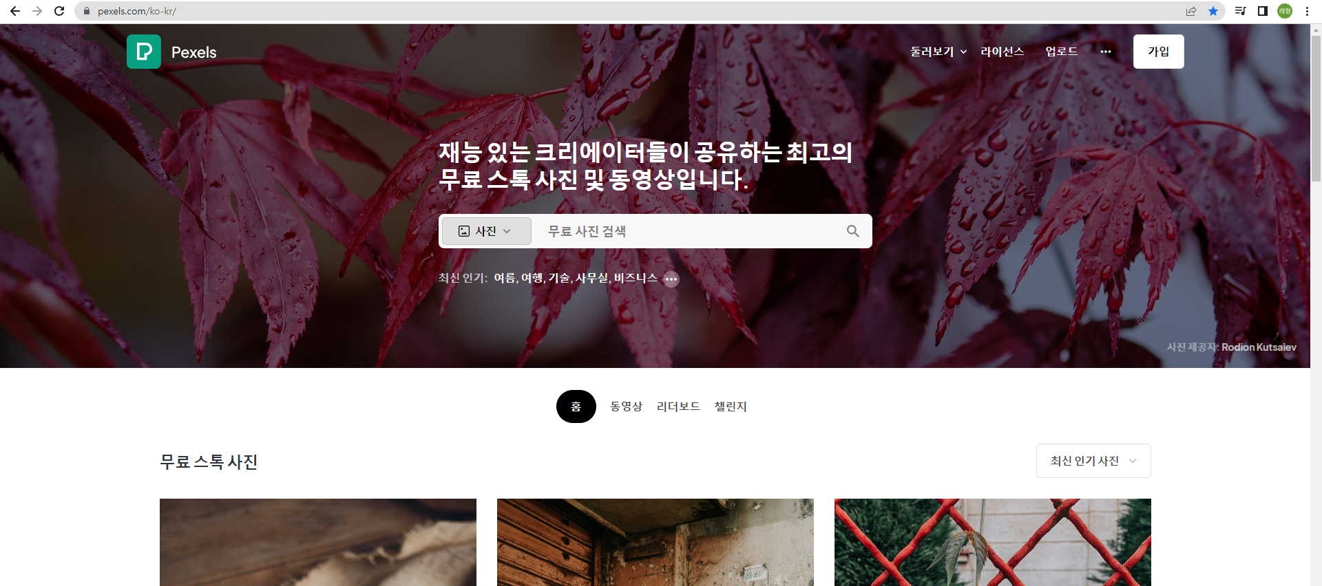 무료영상-필요한자료