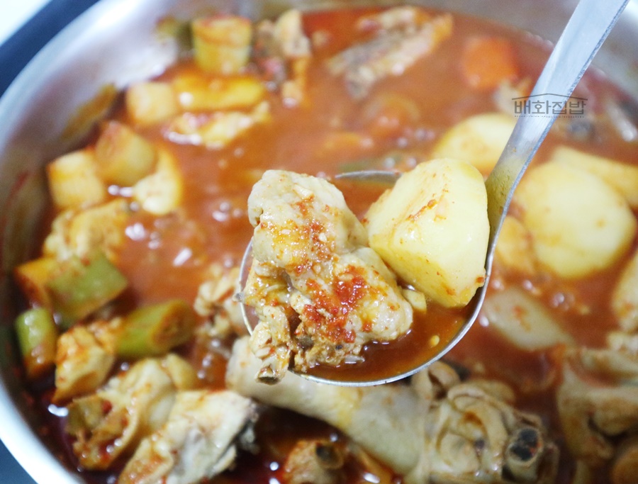 국물 닭도리탕 황금레 시피 백종원 닭도리탕 만드는 법 24