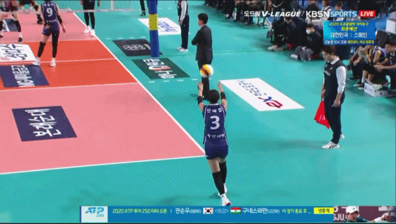  막내 안예림, 서브 움짤
