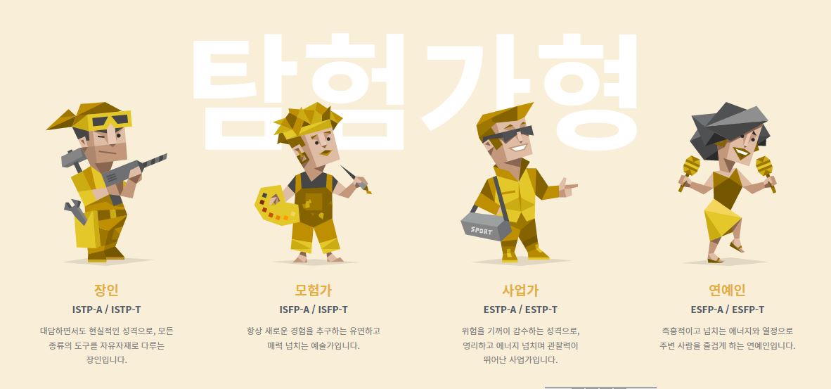 MBTI 성격 유형검사 무료 테스트