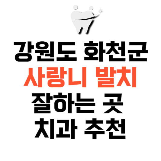 강원도 화천군 사랑니 치과 발치 잘하는 곳 추천 매복 가격 비용.png