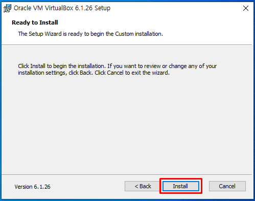 가상머신 설치 팝업 3단계