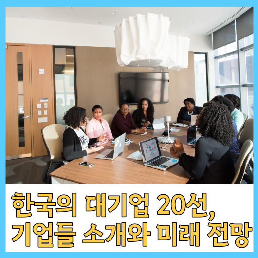 한국의 대기업 20선&#44; 기업들 소개와 미래 전망