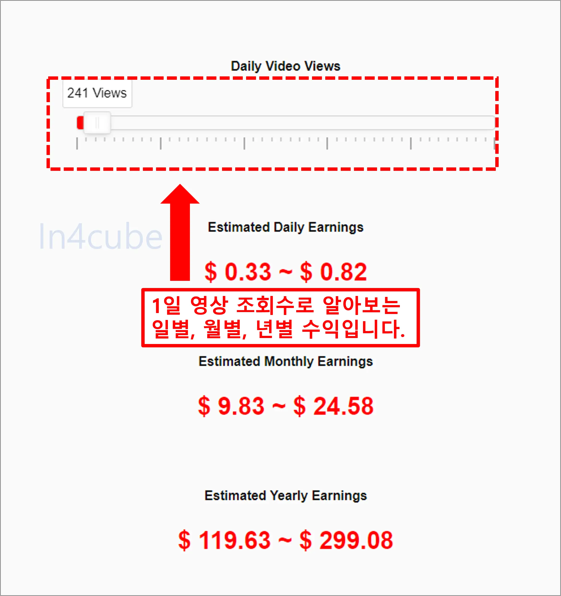 TunePocket-일일-조회수로-유튜브-수익-계산