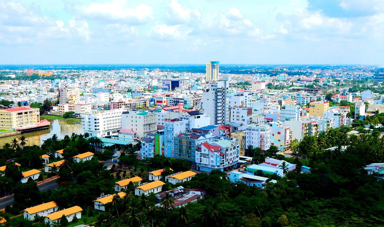 베트남 남부 껀터시(Th&agrave;nh phố Cần Thơ)