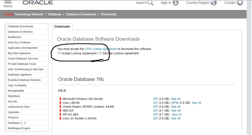  오라클 sql  클라이언트 (ORACLE CLIENT) 설치 (데이터베이스)