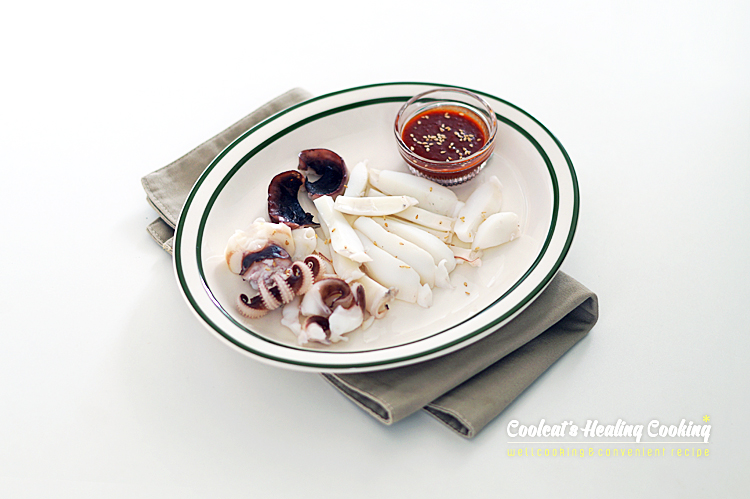 갑오징어숙회, 갑오징어손질법과 26