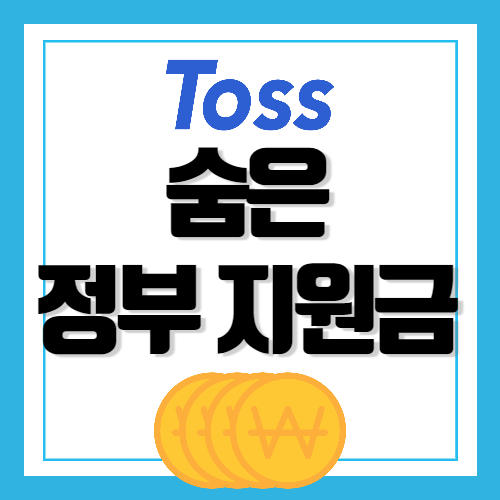  숨은 정부지원금 찾기 '토스' 간편조회
