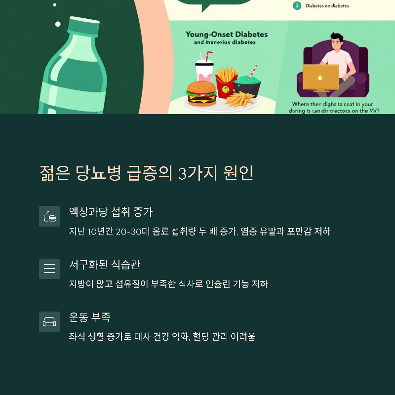 액상과당 섭취 증가