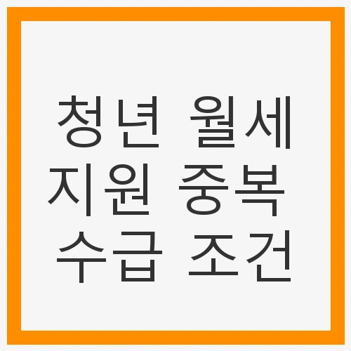 청년 월세지원의 주요 혜택