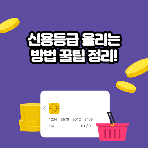  신용등급 올리는 방법 꿀팁 총정리