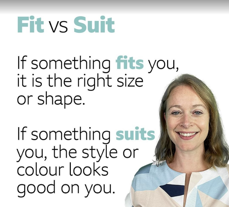  [영어] Fit 과 Suit의 사용법