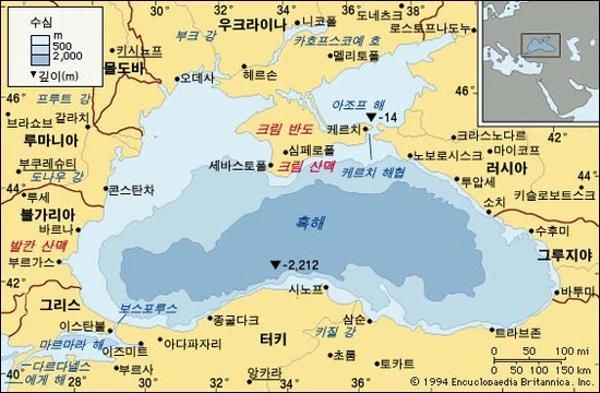 튀르키예부터 이스탄불을 거쳐 빠져나가는 수로
