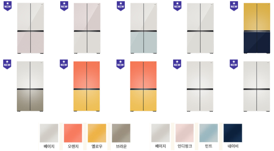  위니아 프렌치 VS 삼성 비스포크, 냉장고 승자는?