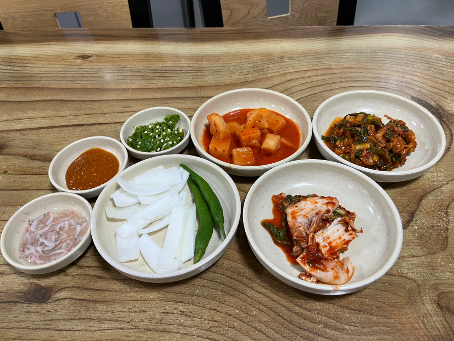 충남순대 밑반찬