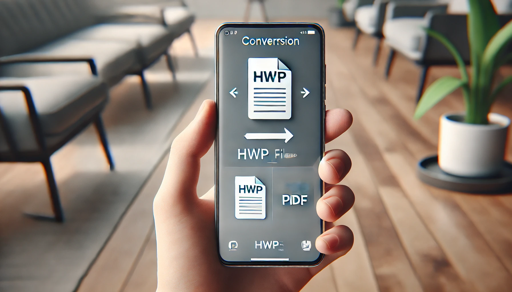 아이폰 아이패드 HWP PDF 변환 방법