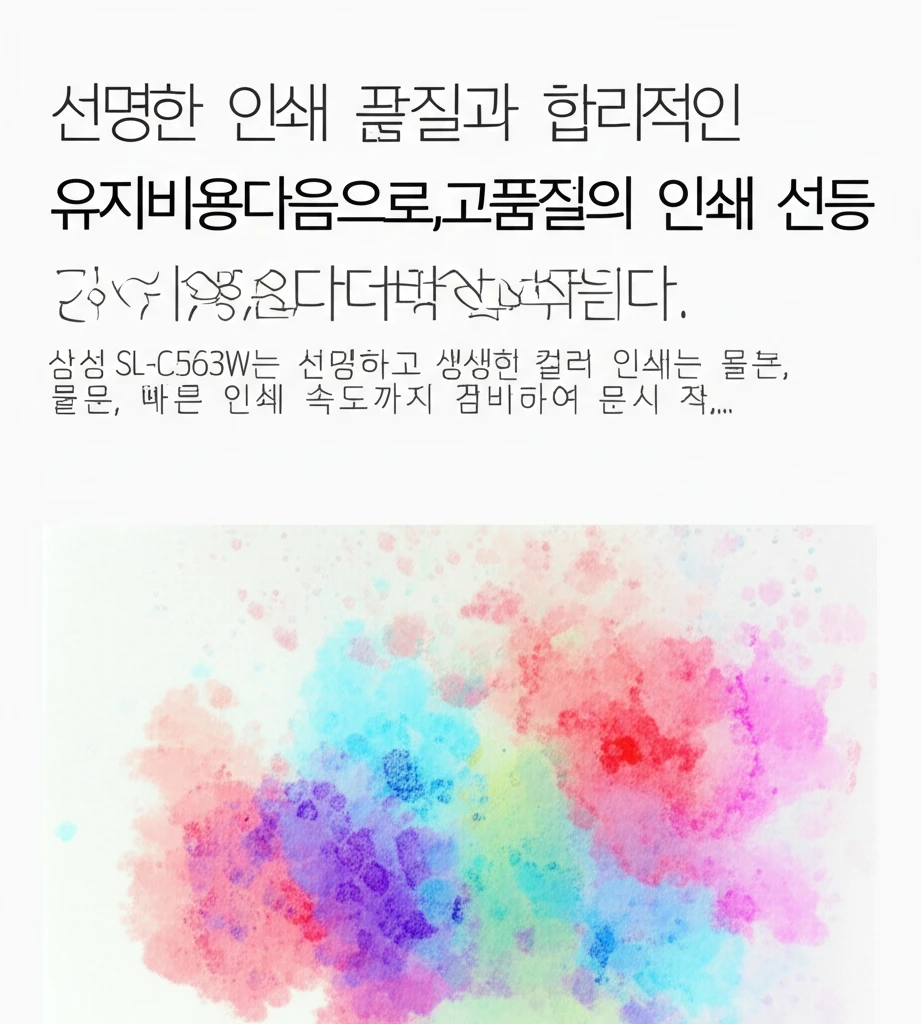 잔고장 없이 오래 쓰는 프린터, 삼성