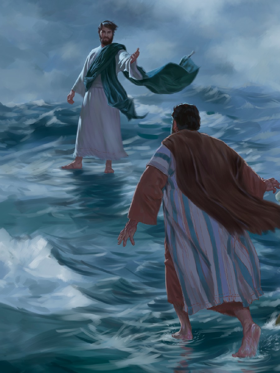  물 위로 걸으시다.(마14:22~33)