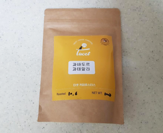  원두리뷰) 타셋커피로스터즈 '과테말라 과바도르 파카스 레이즌 내추럴'
