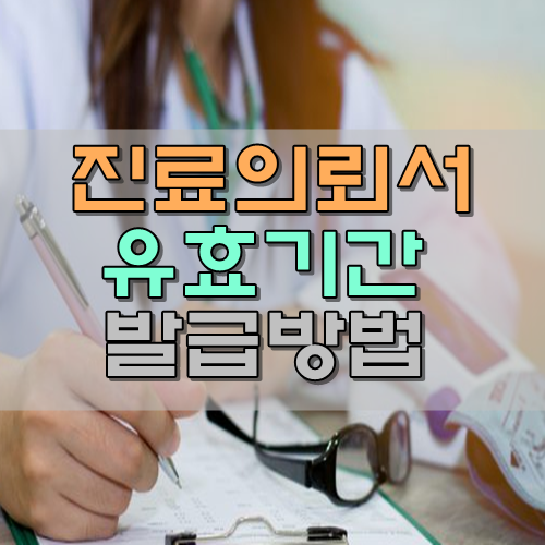  진료의뢰서 유효기간 및 발급방법