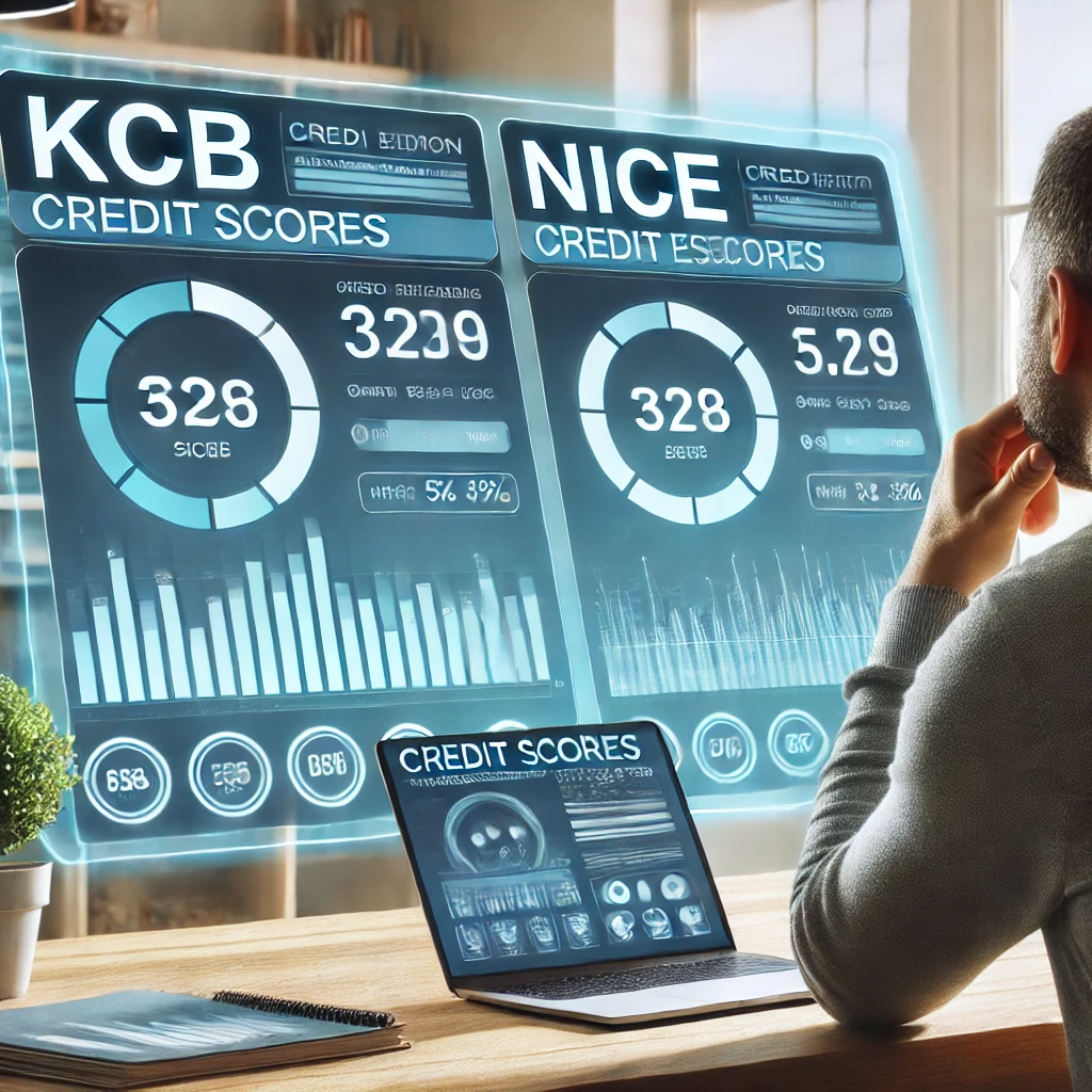 KCB신용점수가 NICE보다 낮은 이유