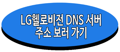 LG 헬로 비전 DNS 서버 주소 보러 가기 링크 사진