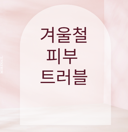 겨울철 피부 트러블
