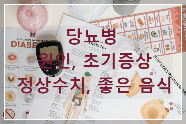  당뇨병은 나이와 상관없다. 원인, 초기 증상, 혈당 정상 수치, 좋은 음식추천