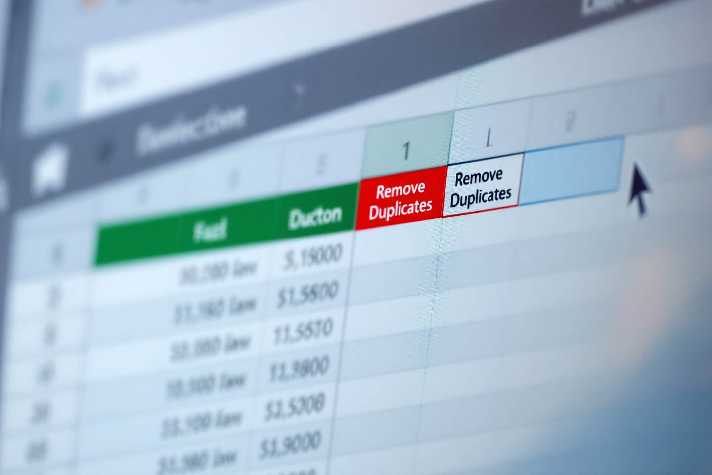 엑셀에서 함수 없이 중복값을 빠르게 제거하는 간단한 방법