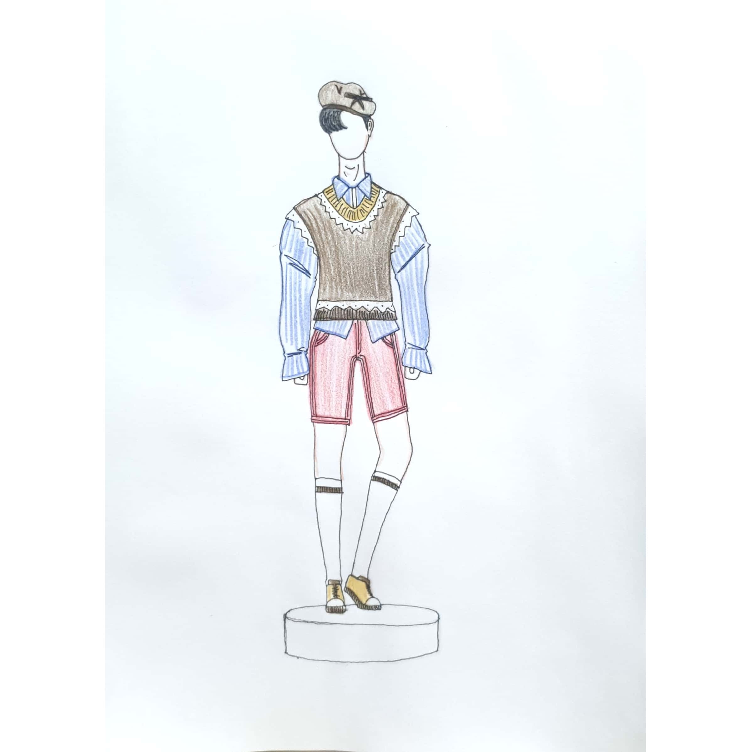  Resort Boy 리조트 보이 / 일러스트 그림 드로잉 / 옷 그리기